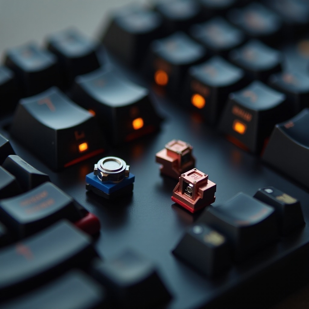 clavier mécanique avec interrupteurs remplaçables à chaud