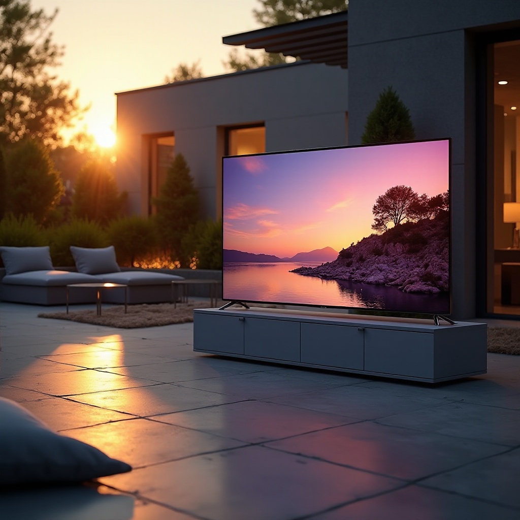 meilleur téléviseur d'intérieur pour une utilisation en extérieur