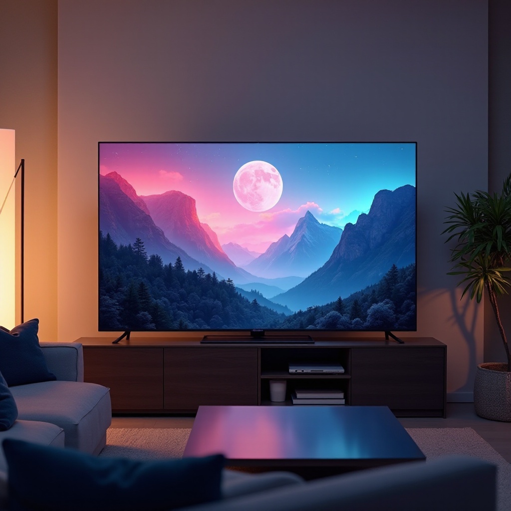 meilleurs réglages d'image téléviseur LED